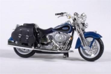 Harley-Davidson - 2001 FLSTS Heritage Springer, blau