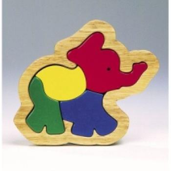 Einlegepuzzle Elefant