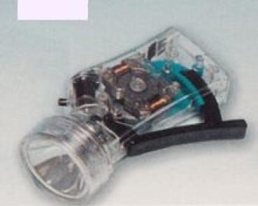 Megamag Taschenlampe mit Dynamobetrieb, transparent, sehr stabil