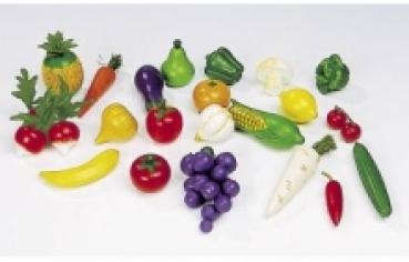 Fruchtkorb mit 24 Teilen Obst und Gemüse