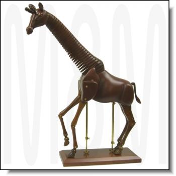 Modell-Giraffe, 70 cm, dunkelbraun. Achtung, leider zurzeit ausverkauft