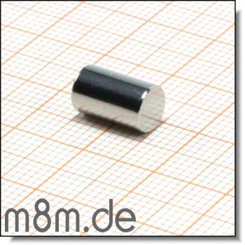 Stabmagnet 04 mm - 010 mm lang, vernickelt