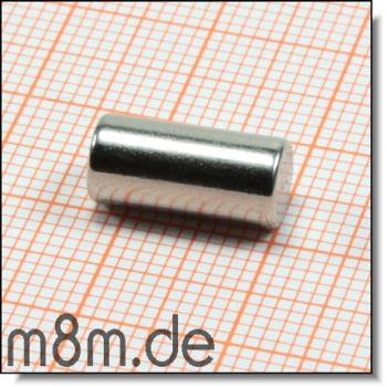 Stabmagnet 06 mm - 012,6 mm lang, vernickelt