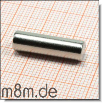 Stabmagnet 06 mm - 020,5 mm lang, vernickelt