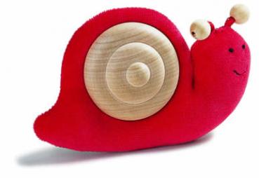 Schnecke, rot