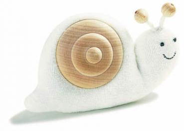 Schnecke, weiß