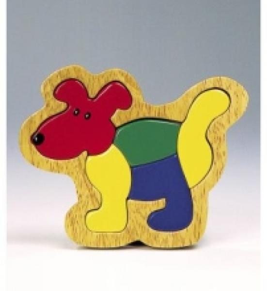 Einlegepuzzle Hund,