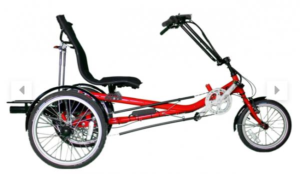 Lanztec Trike mit Elektroantrieb mit 250 Watt Motor