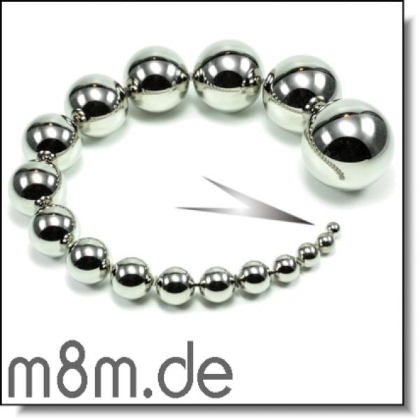 Megamag 06,0 mm Stahlkugel vernickelt