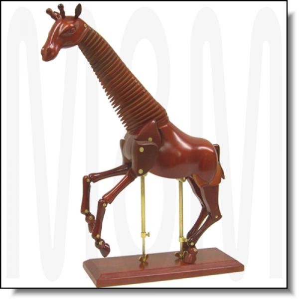 Modell-Giraffe, 50 cm, dunkelrot